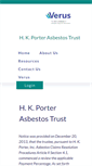 Mobile Screenshot of hkporterasbestostrust.org